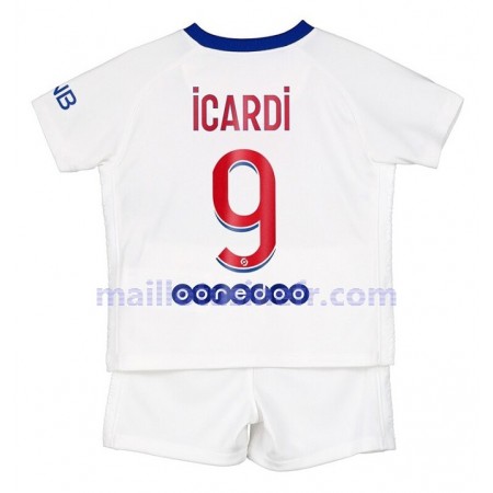 Maillot de Foot Paris Saint-Germain Mauro Icardi 9 Extérieur 2020-21 - Enfant Maillot de Foot Paris Saint-Germain Mauro Icardi 9 Extérieur 2020-21 - Enfant